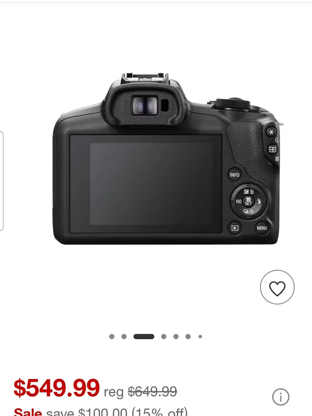 Canon EOS DSLR Camera in Black with Standard Lens